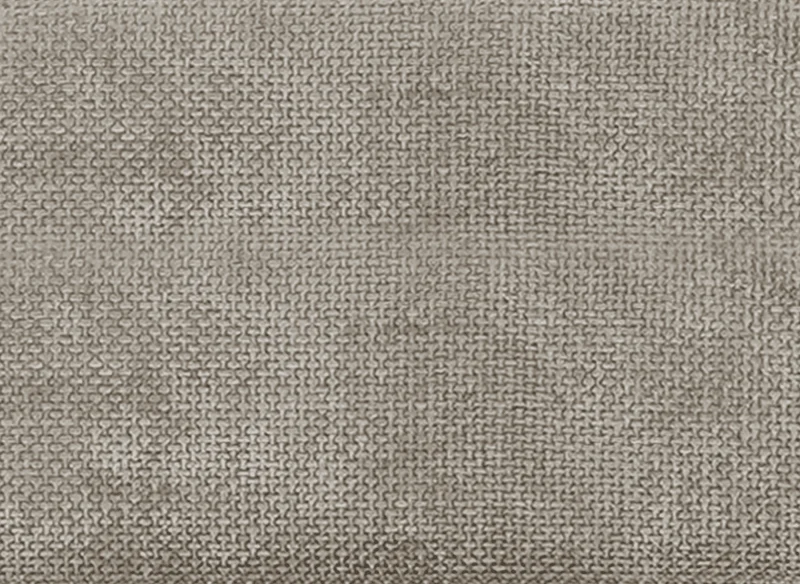 Canapé d'angle convertible avec coffre de rangement en velours chiné taupe SAMINA - Angle droit