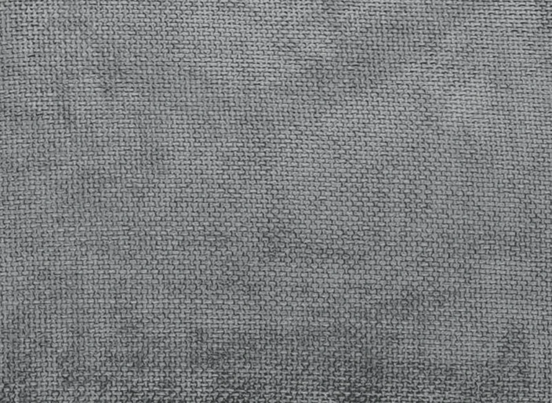 Canapé d'angle convertible avec coffre de rangement en velours chiné gris SAMINA - Angle droit