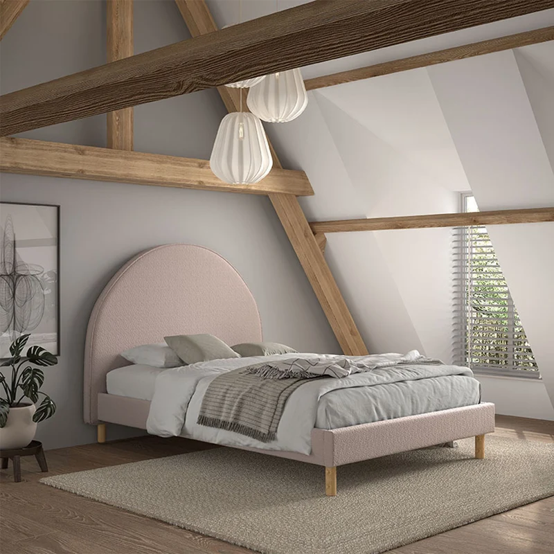 Lit 140x200 sommier inclus Vipack Moon Rose