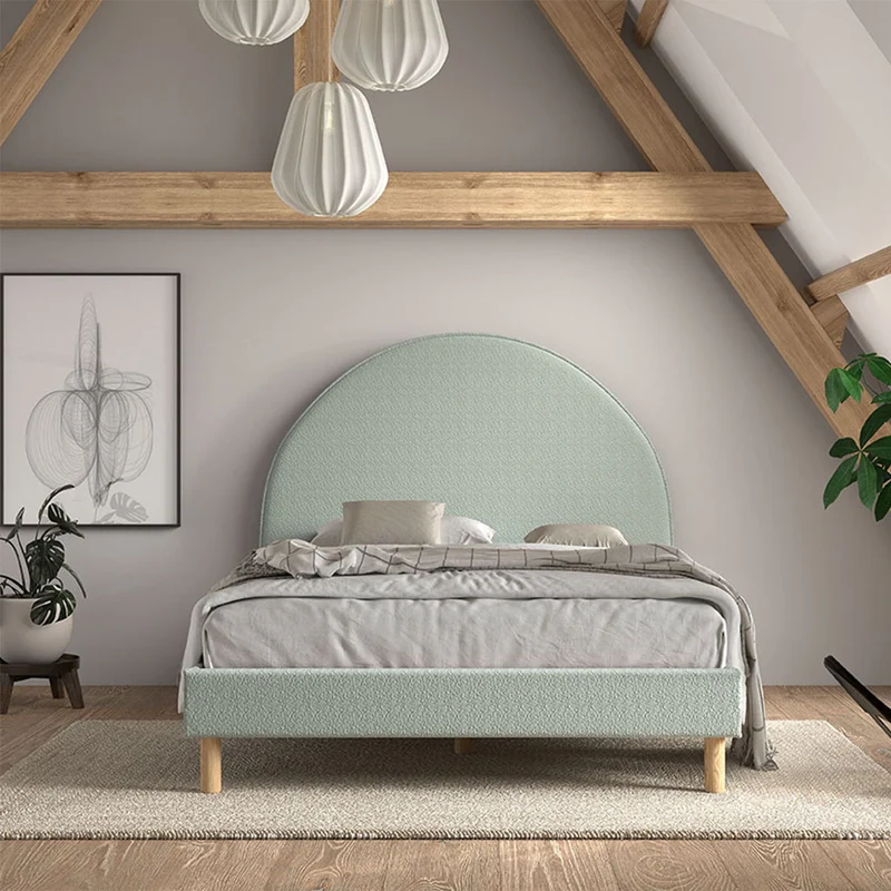 Lit 140x200 sommier inclus Vipack Moon Vert