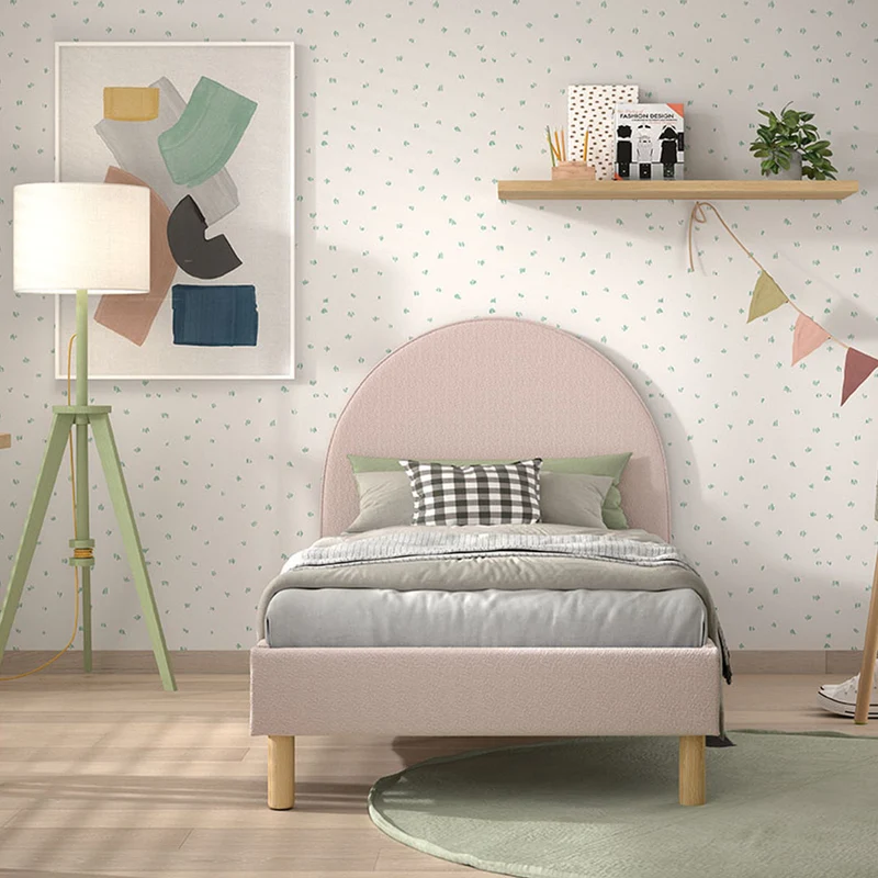 Lit 90x200 sommier inclus Vipack Moon Rose