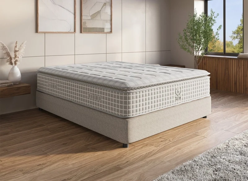 Matelas hybride ressorts ensachés 160 x 200 cm épaisseur 34 cm SIMON