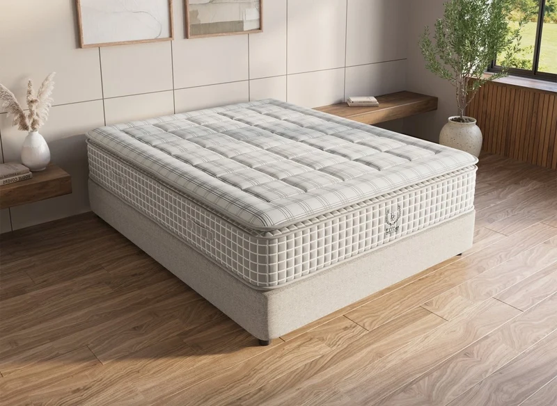 Matelas hybride ressorts ensachés 140 x 190 cm épaisseur 34 cm SIMON