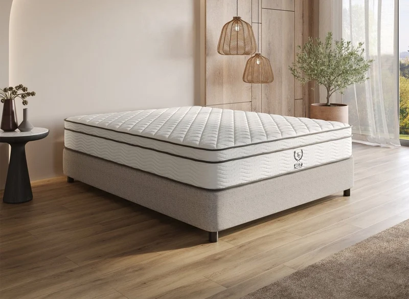 Matelas hybride ressorts ensachés 140 x 190 cm épaisseur 25 cm MARIUS