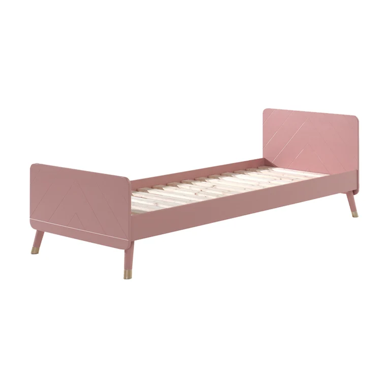 Lit 90x200 Sommier Inclus Vipack Billy - Terra Rose