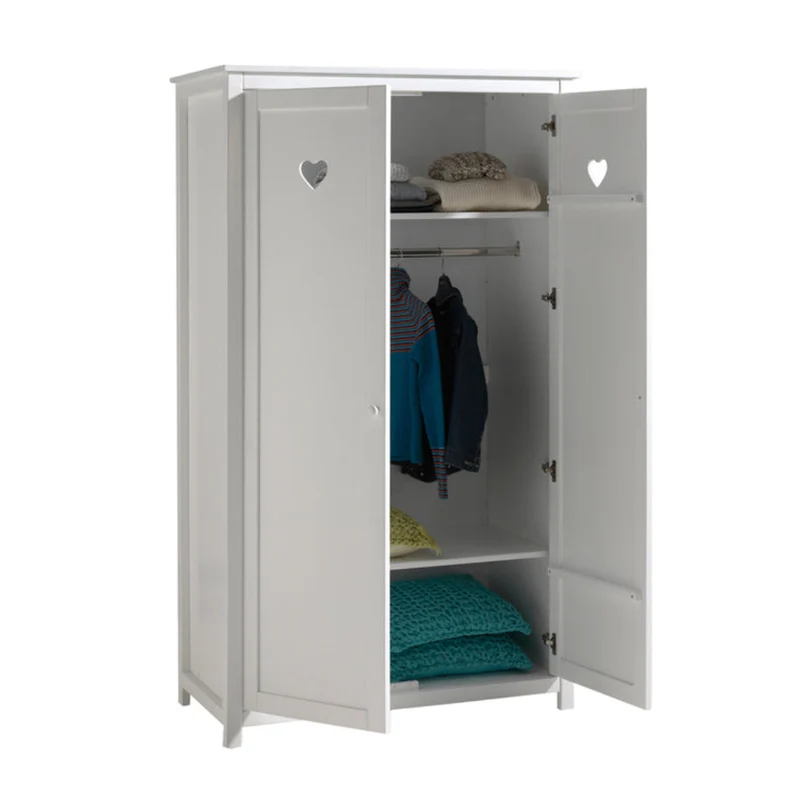 Armoire 2 portes Vipack Amori - Blanc