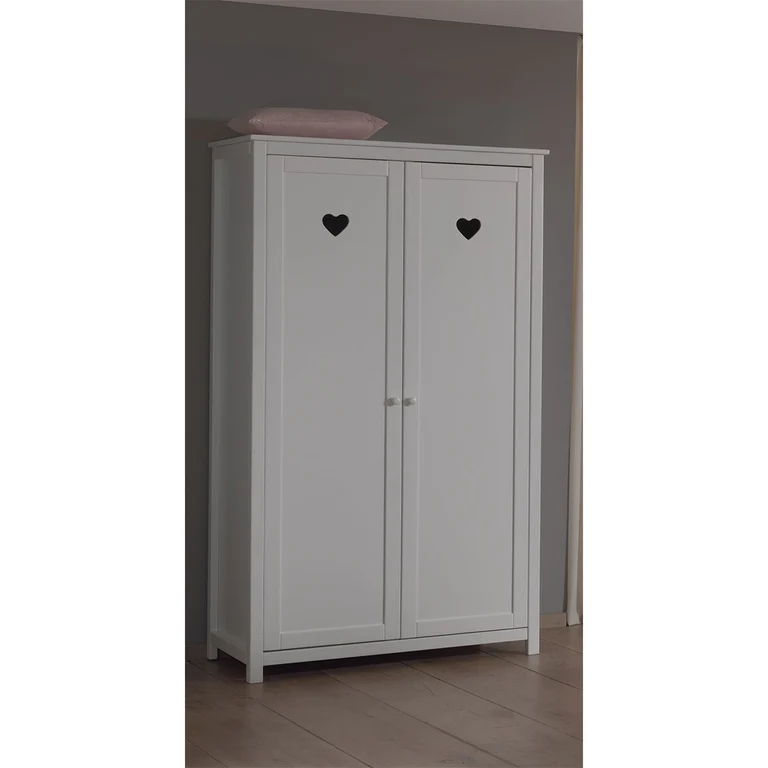 Armoire 2 portes Vipack Amori - Blanc