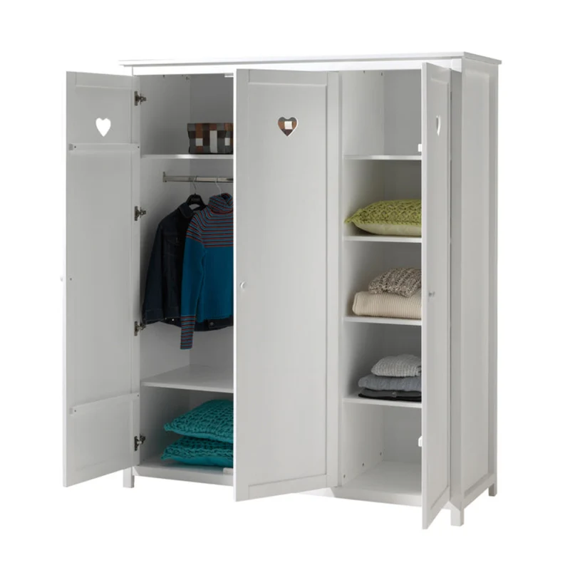 Armoire 3 portes Vipack Amori - Blanc