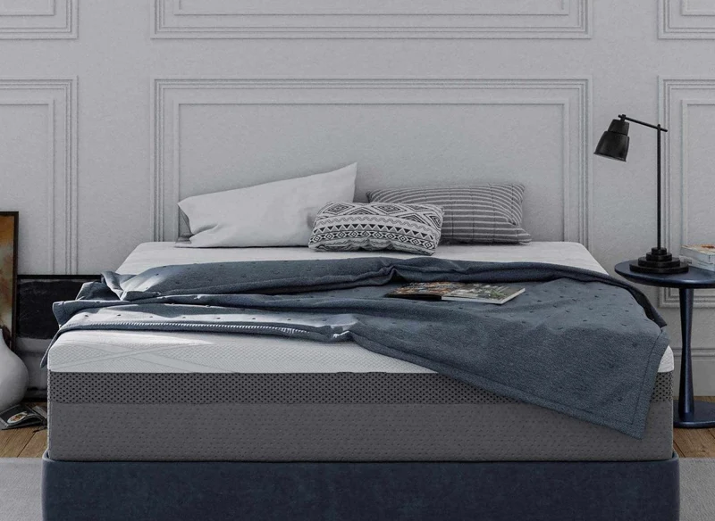 Matelas HYBRID 160 x 200 cm ressorts ensachés et mémoire de forme épaisseur 26 cm
