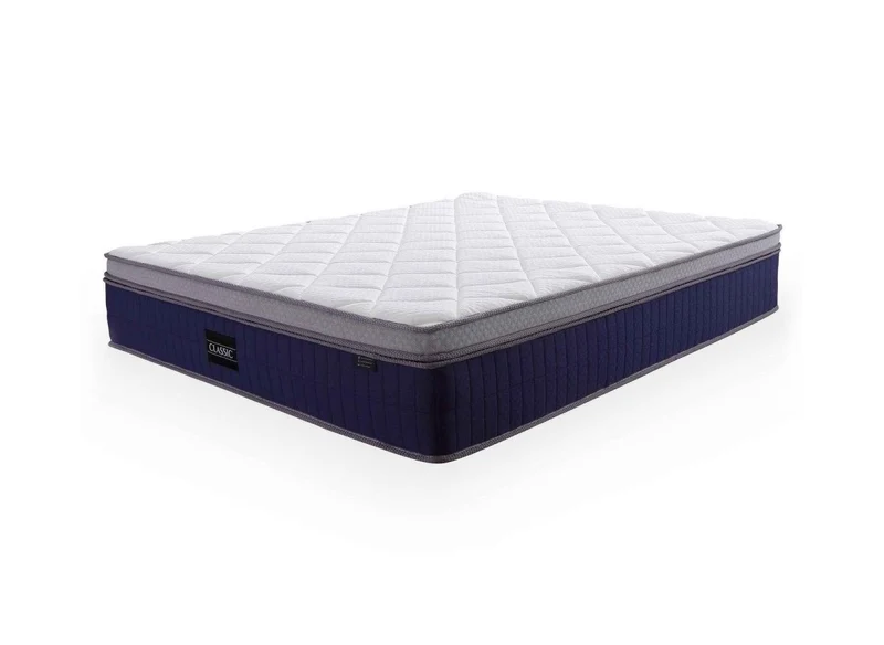 Matelas hybride CLASSIC 160 x 200 cm ressorts ensachés et mémoire de forme épaisseur 31 cm