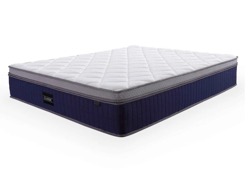Matelas hybride CLASSIC 160 x 200 cm ressorts ensachés et mémoire de forme épaisseur 31 cm