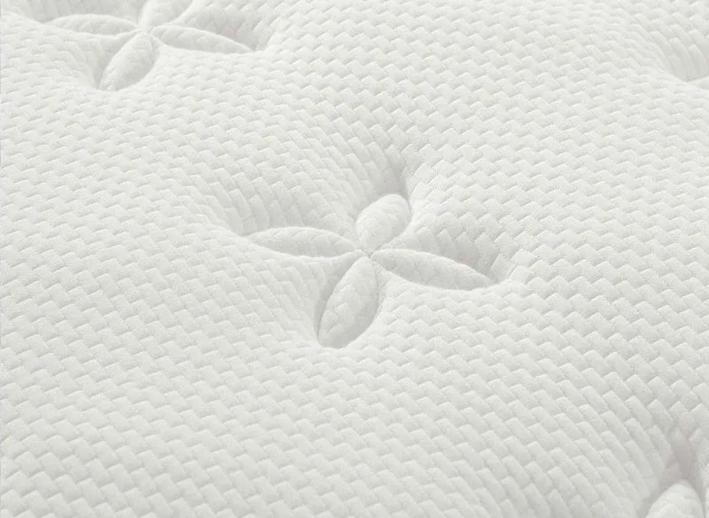 Matelas hybride BAMBOO 180 x 200 cm ressorts ensachés et mémoire de forme épaisseur 30 cm