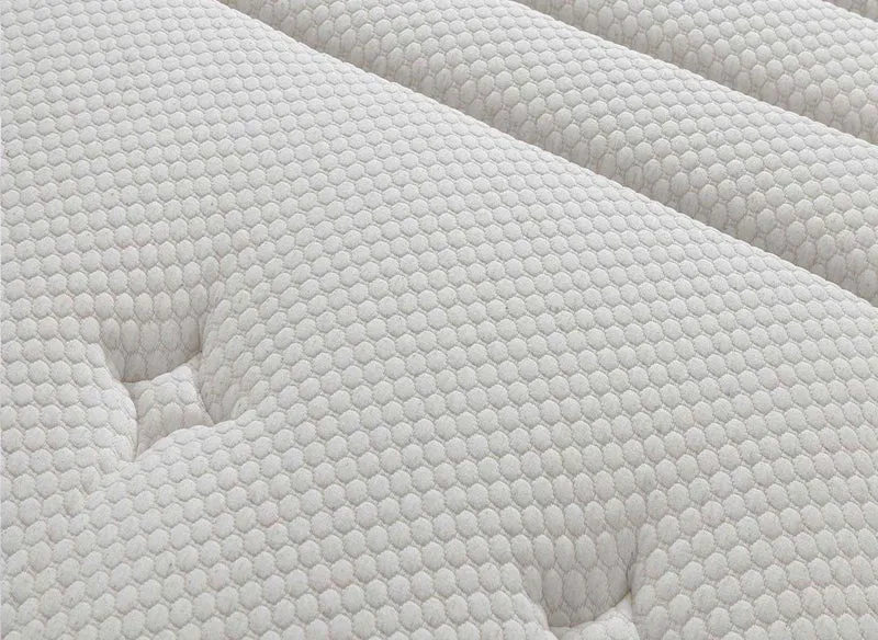 Matelas hybride NATURAL 140 x 190 cm ressorts ensachés et soie épaisseur 29 cm