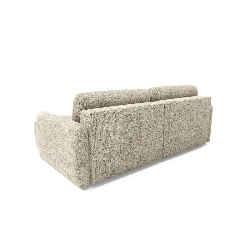 Canapé d'angle réversible convertible Vittoria Beige chiné