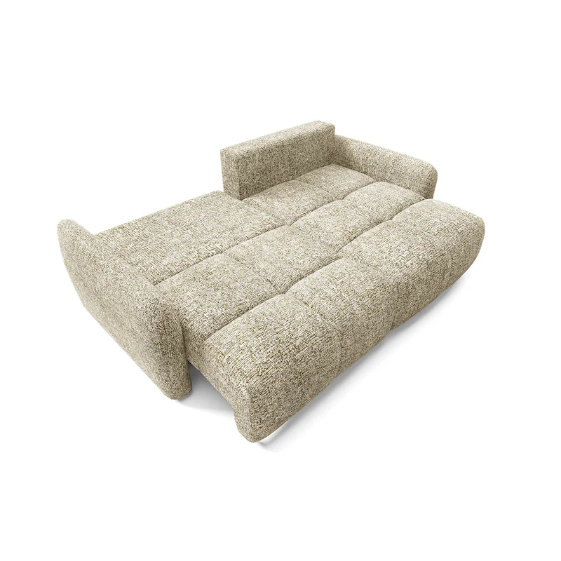 Canapé d'angle réversible convertible Vittoria Beige chiné