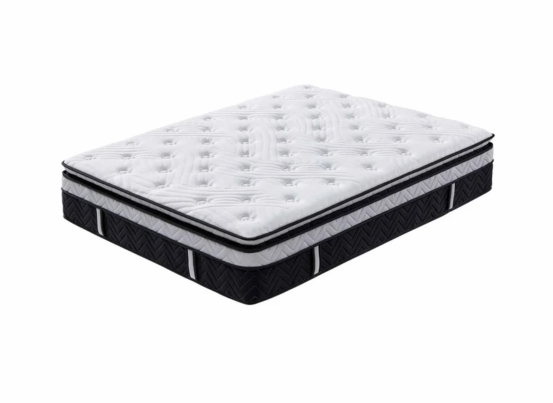 Matelas hybride mémoire de forme 180 x 200 cm épaisseur 35 cm - CLOUDY