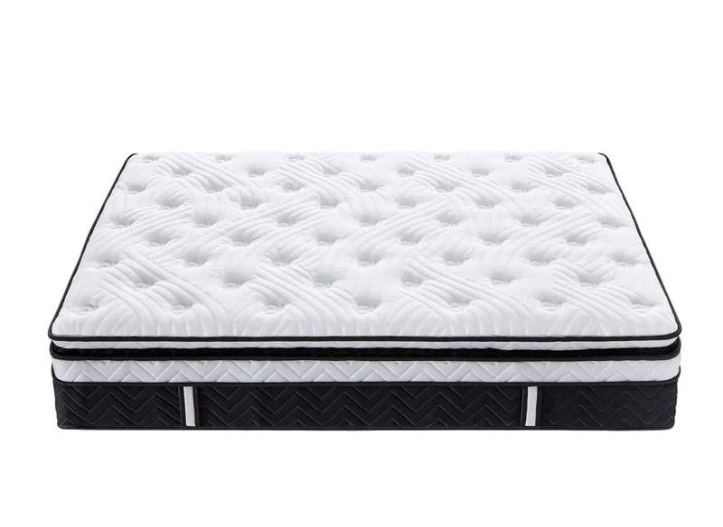 Matelas hybride mémoire de forme 180 x 200 cm épaisseur 35 cm - CLOUDY