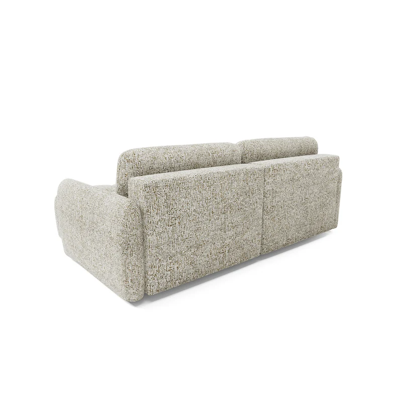 Canapé d'angle réversible convertible Vittoria Gris chiné