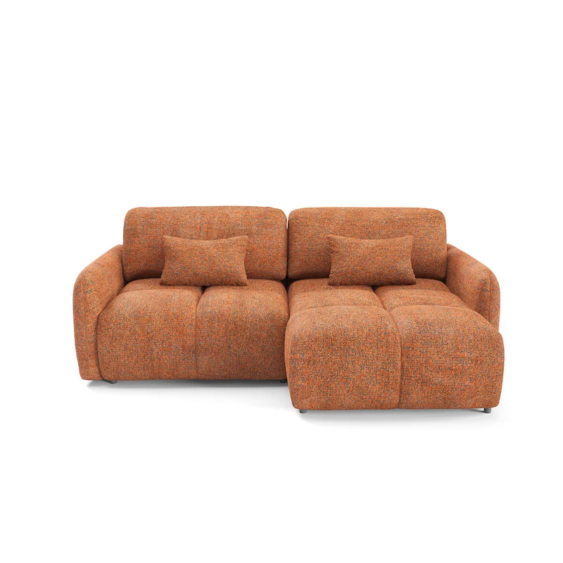 Canapé d'angle réversible convertible Vittoria Orange