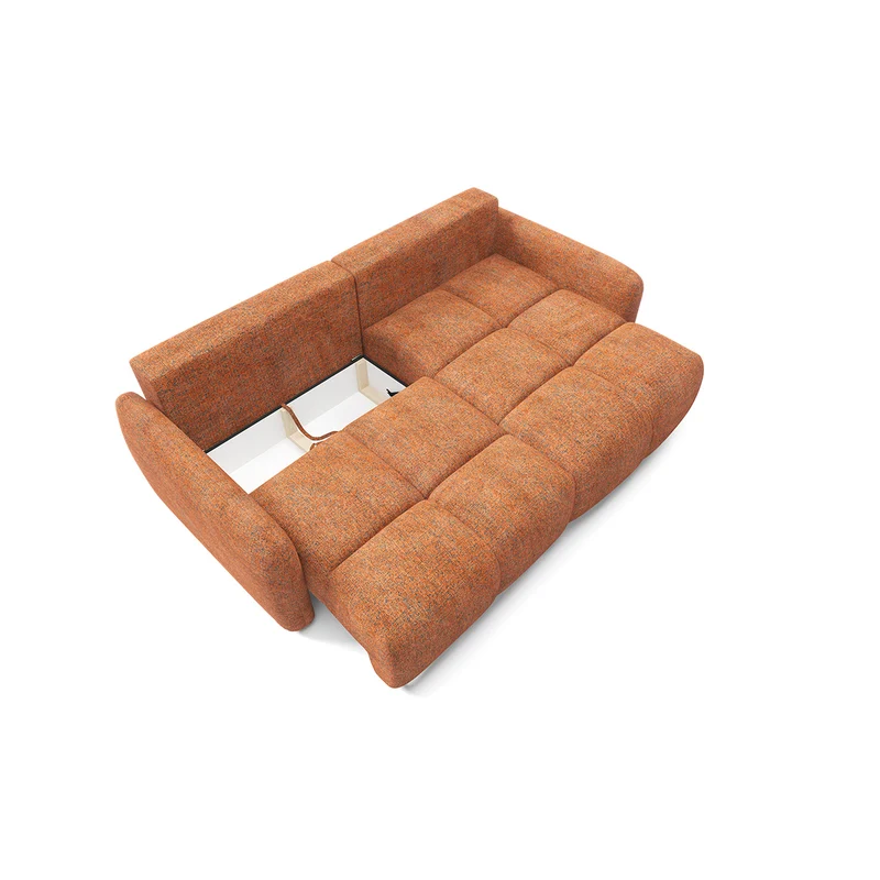 Canapé d'angle réversible convertible Vittoria Orange