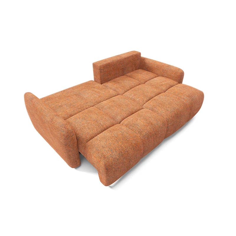 Canapé d'angle réversible convertible Vittoria Orange