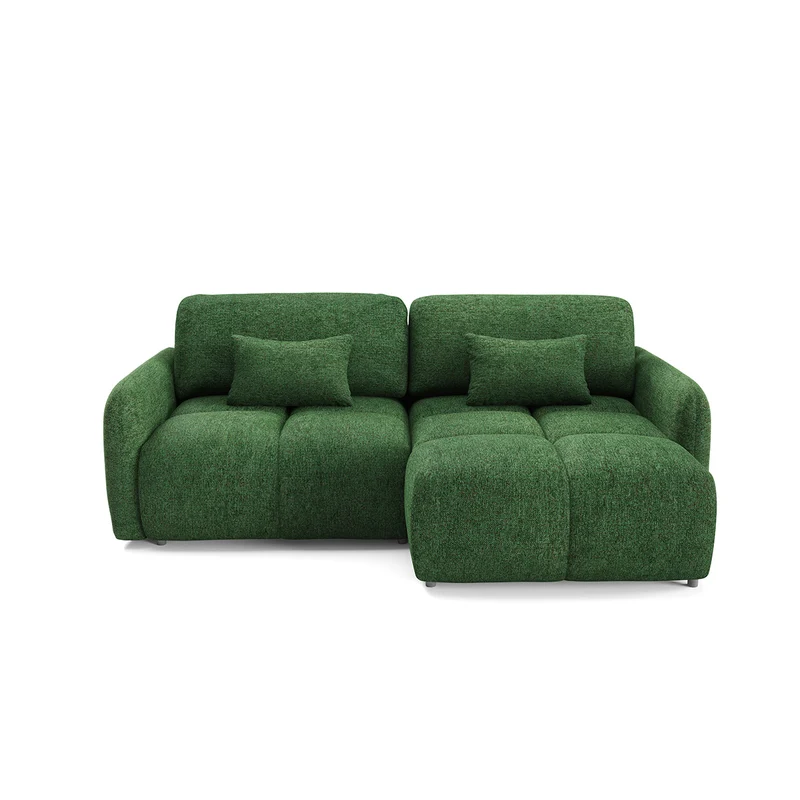 Canapé d'angle réversible convertible Vittoria Vert