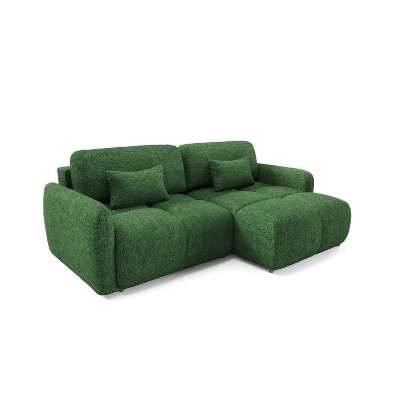Canapé d'angle réversible convertible Vittoria Vert