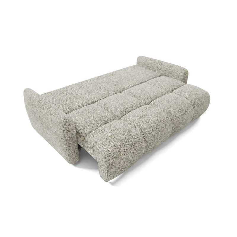 Canapé 3 places convertible avec coffre Vittoria Gris chiné