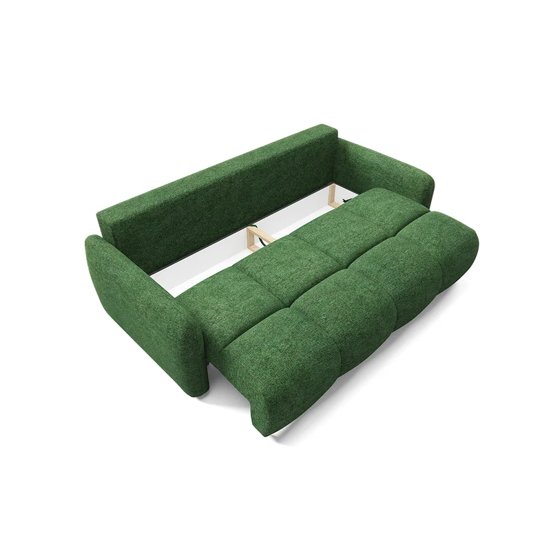 Canapé 3 places convertible avec coffre Vittoria Vert