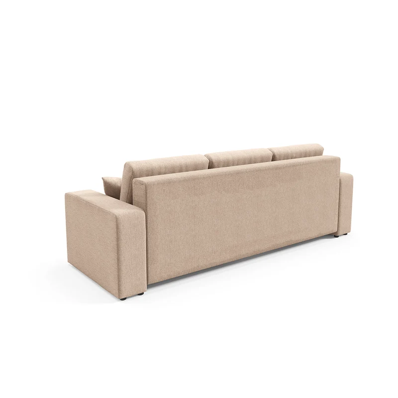 Canapé 3 places convertible avec coffre Vasco Beige
