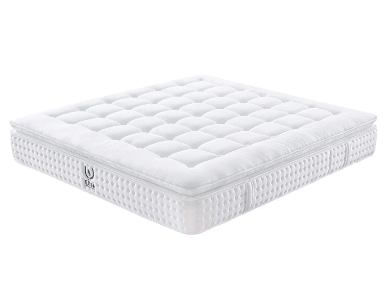 Matelas hybride mousse mémoire en gel et ressorts ensachés 180 x 200 cm épaisseur 31 cm SERENA