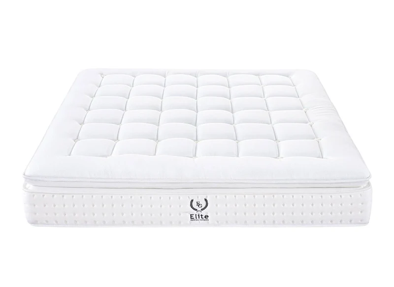 Matelas hybride mousse mémoire en gel et ressorts ensachés 180 x 200 cm épaisseur 31 cm SERENA