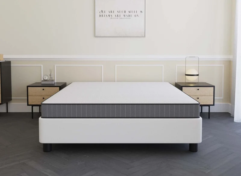 Matelas en mousse 160 x 200 cm épaisseur 15 cm WOLK