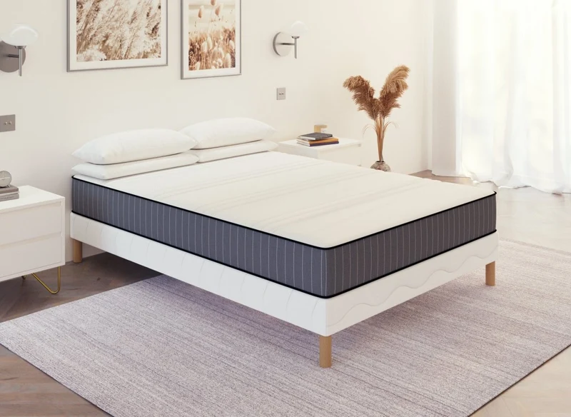 Matelas mousse 160 x 200 cm épaisseur 20 cm AWAN