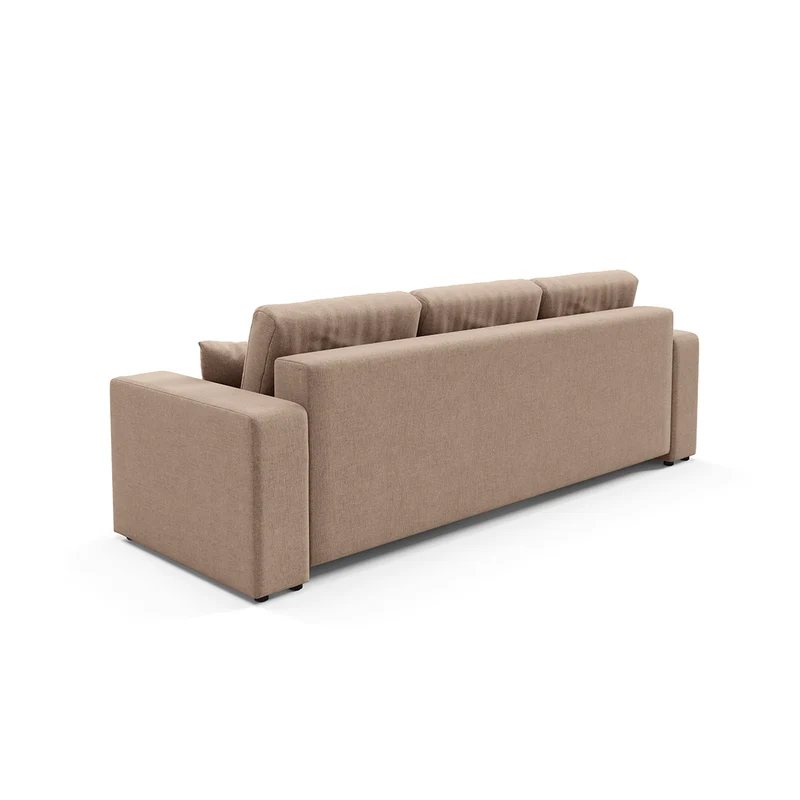 Canapé 3 places convertible avec coffre Giulia Beige