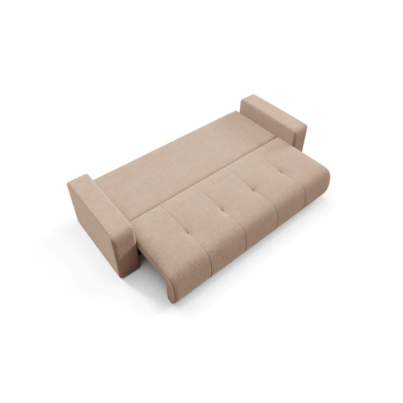 Canapé 3 places convertible avec coffre Giulia Beige
