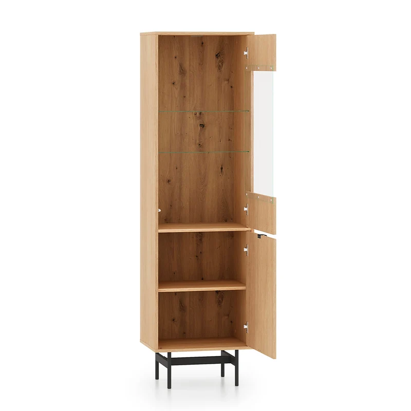 Vitrine 2 portes Nila Bois