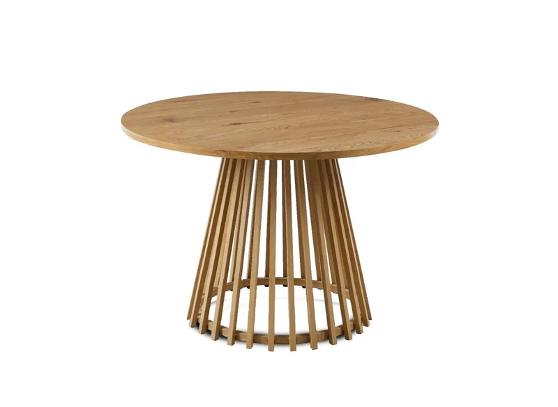 Table à manger ronde pied design 120cm HIBEA