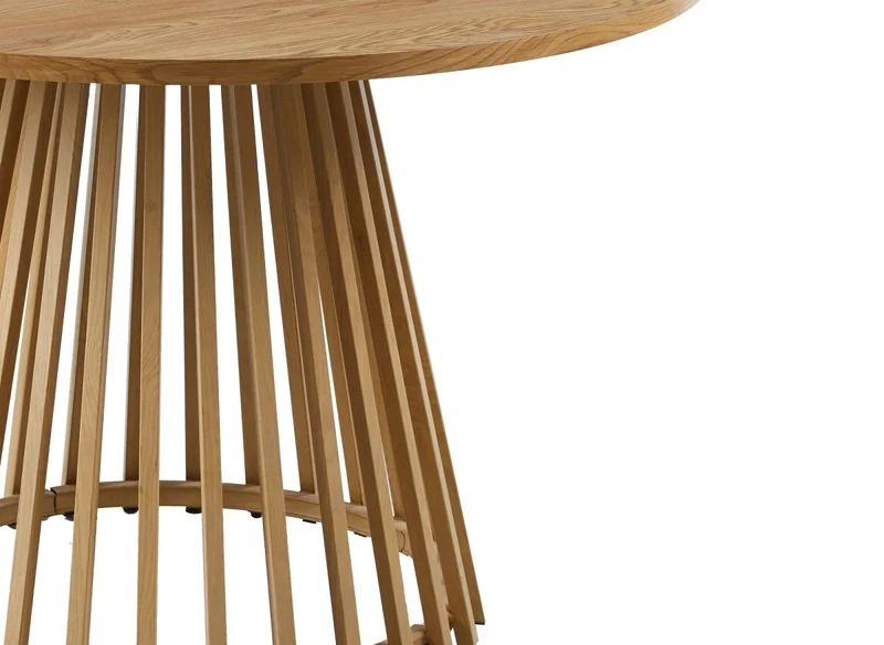 Table à manger ronde pied design 120cm HIBEA