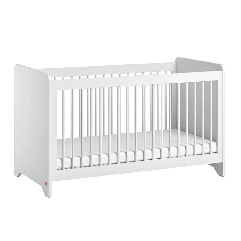 Lit évolutif 70x140 et commode 3 tiroirs Vox Ova Blanc