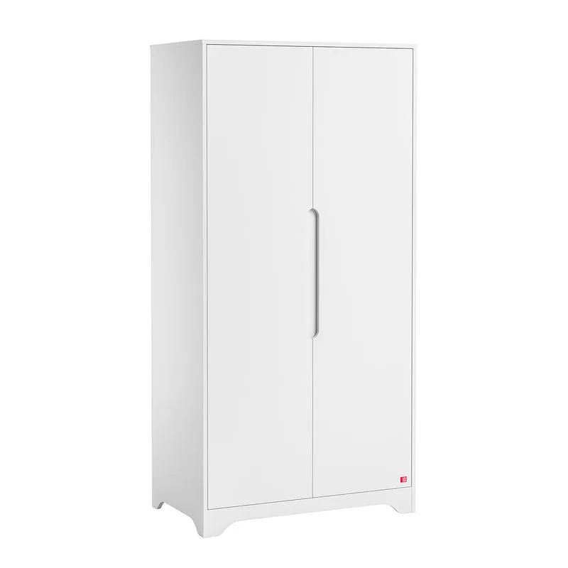 Commode 3 tiroirs et armoire 2 portes Vox Ova Blanc