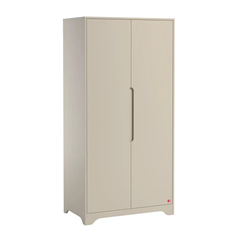 Commode 3 tiroirs et armoire 2 portes Vox Ova Beige