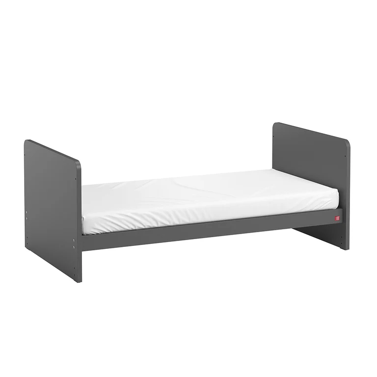 Lit bébé évolutif et commode à langer Vox Leaf Gris et bois