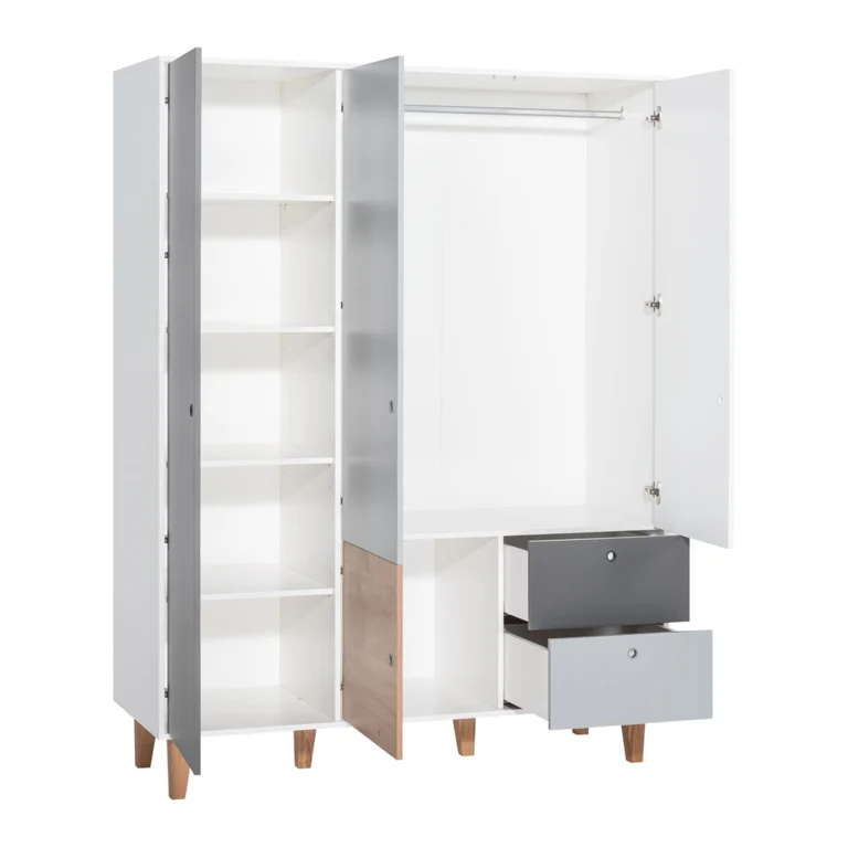 Armoire 3 portes Vox Concept Noir