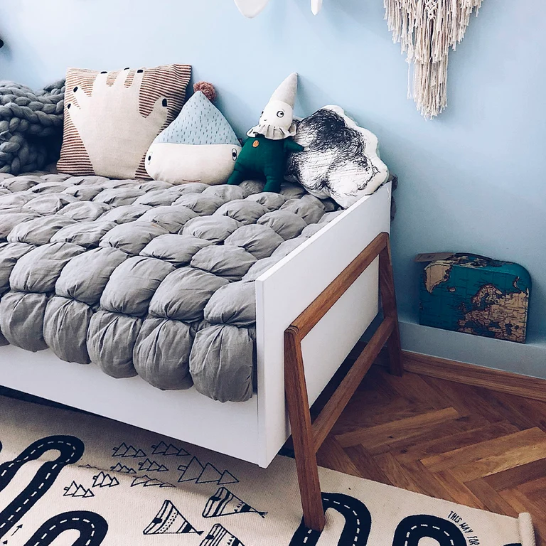 Lit 80x160 sommier inclus Bellamy Lotta Blanc