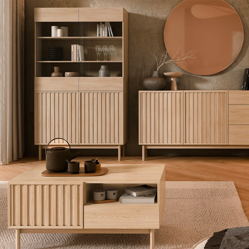 Table basse 4 portes Idor Bois