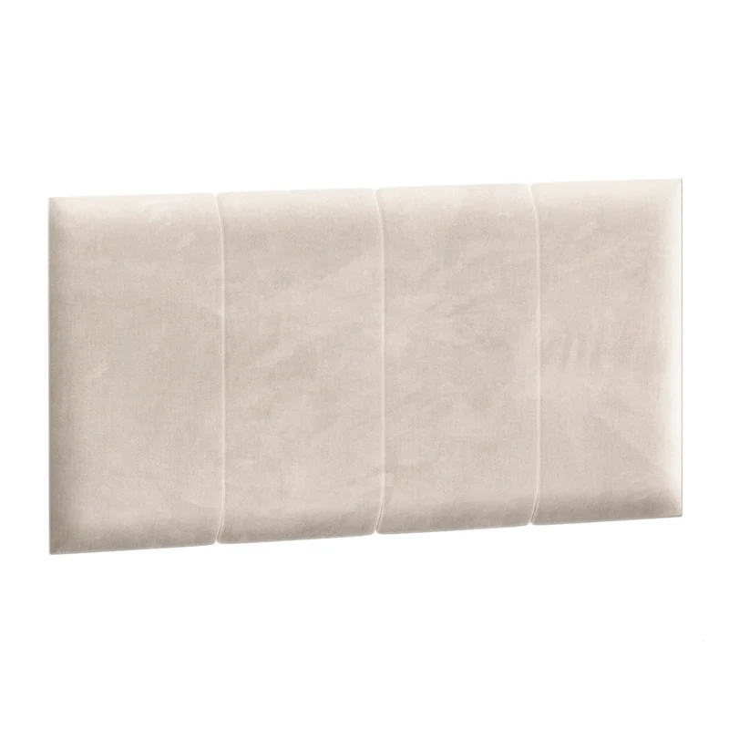 Lit escamotable 90x200 vertical sommier et tête de lit inclus Fergus Blanc