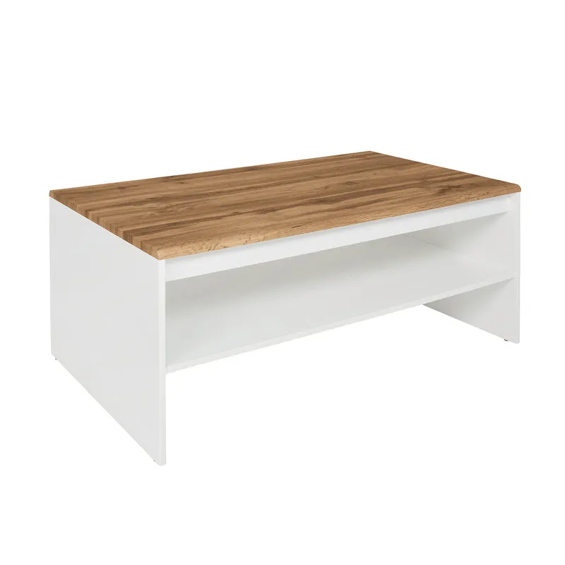Table basse Hella Blanc et Bois