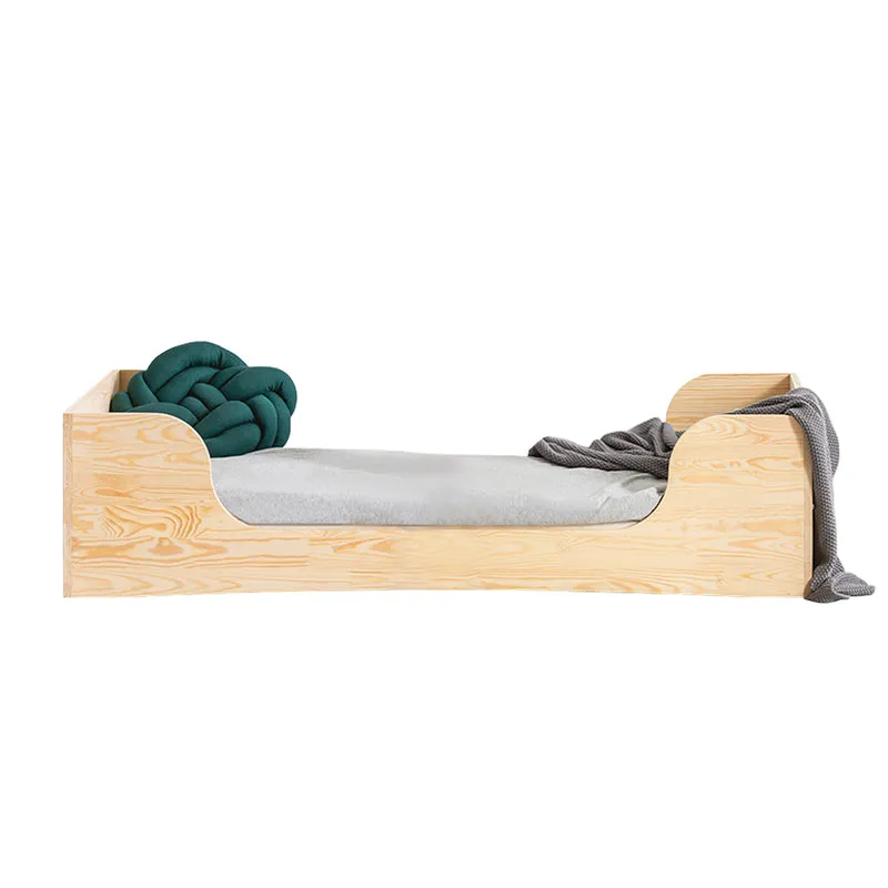 Lit 70x140 sommier inclus Noélie Bois