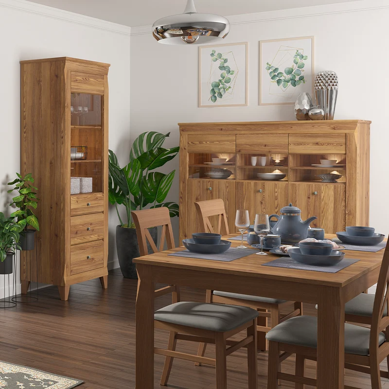 Vitrine 1 porte Raya Bois